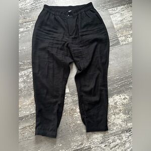 New day pants (from target) black with snap and zipper closure elastic waste L